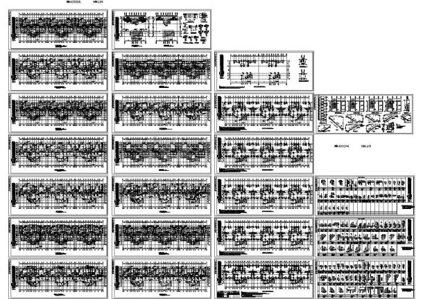 某纯剪力墙十九层住宅楼设计cad全套结构施工图（标注详细，24张图）-图一