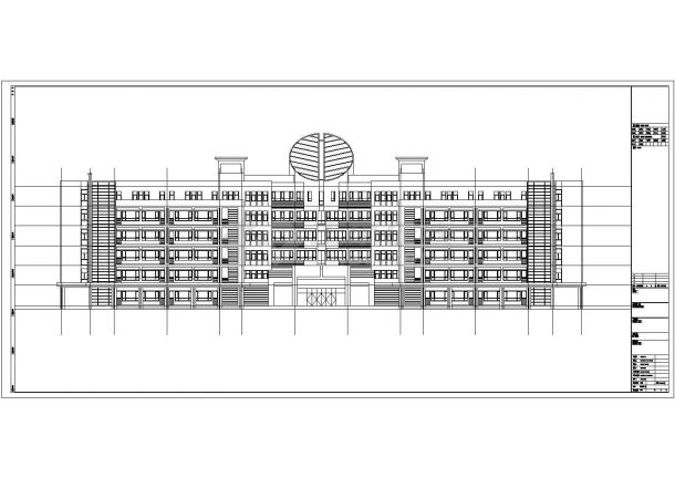 教学楼建筑平面CAD立体图-图二