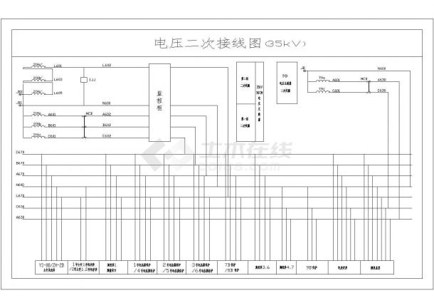 电力工程500kV变电站全套施工设计cad图，含设计说明-图二