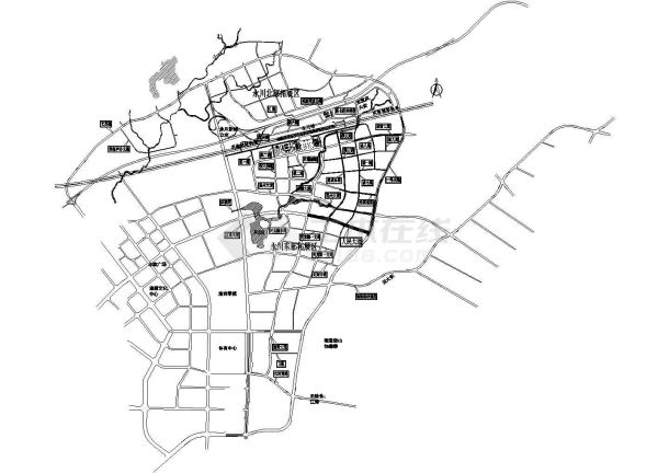 [施工图]城市主干道道路工程施工图设计，共56张-图二