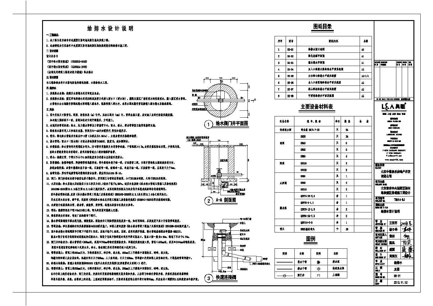 [北京]北京秦禾院子全套施工图设计（给排水|CAD）