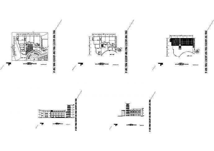 三层幼儿园施工cad图(带夹层平面图，共十六张)_图1