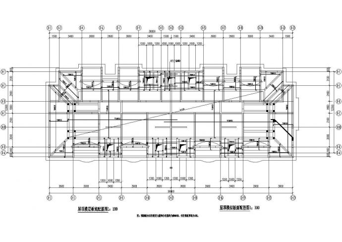 2600平米5层框混结构公寓住宅楼建筑设计CAD图纸（含阁楼层）_图1