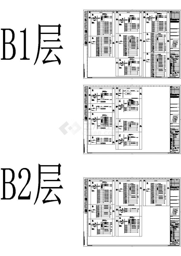 [广东]自贸中心超高层商业办公综合体电气全套施工图二（含地下室、强电部分）-图一
