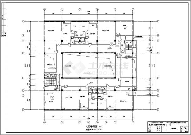 怡和汽车销售展示中心建筑设计方案平、剖面图-图二