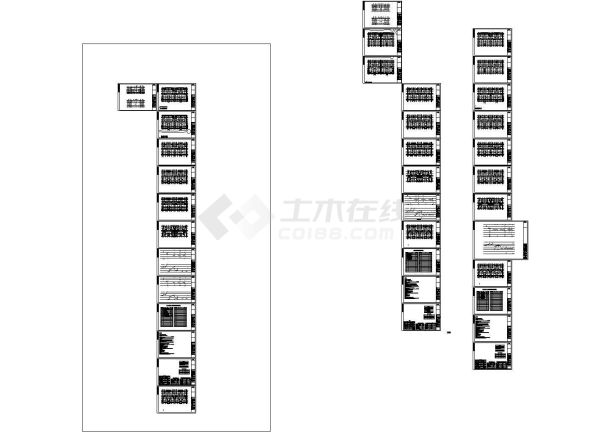 重庆某休闲度假小区给排水设计施工图纸-图一