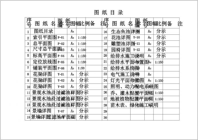 某别墅景观剖面CAD参考图_图1