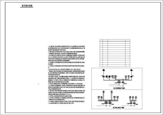 某住宅建筑电气系统（消防、防雷）图纸_图1