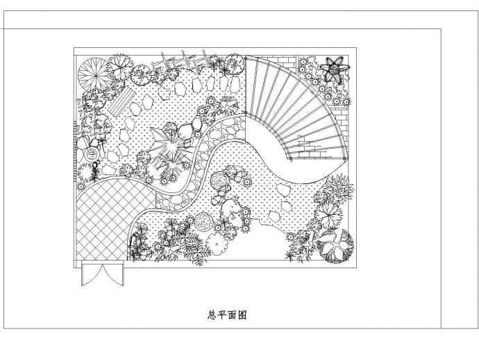三种花园庭院景观设计图（共10张图）_图1