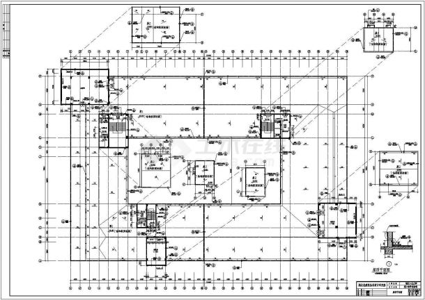 某地区高档住宅楼梯CAD施工详图-图一