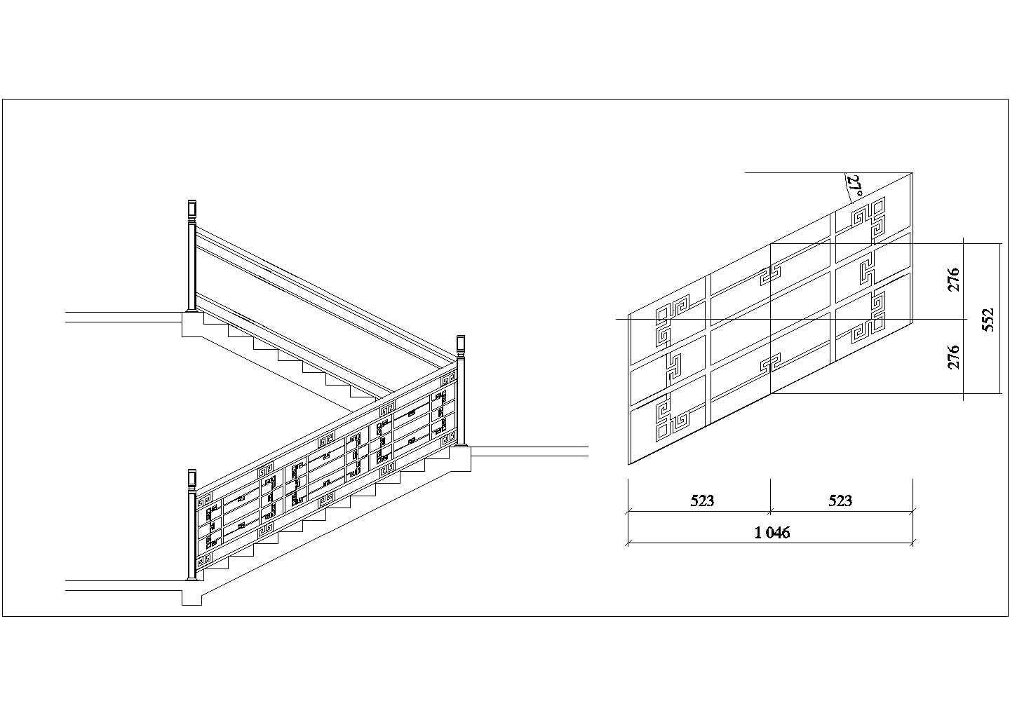 《中国古建筑栏杆300例-2.楼梯栏杆(LTLG-001～LTLG-025)》