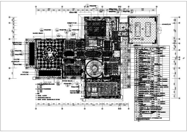 某楼盘三层豪华别墅施工图（含实景图），共200张-图一