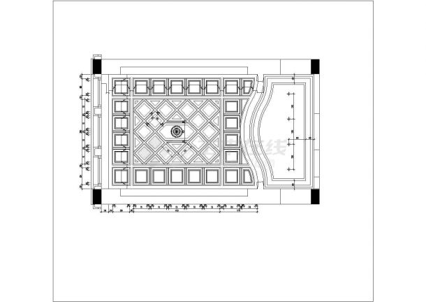 奢华独栋三层别墅室内施工图（含效果图），共300张  -图二