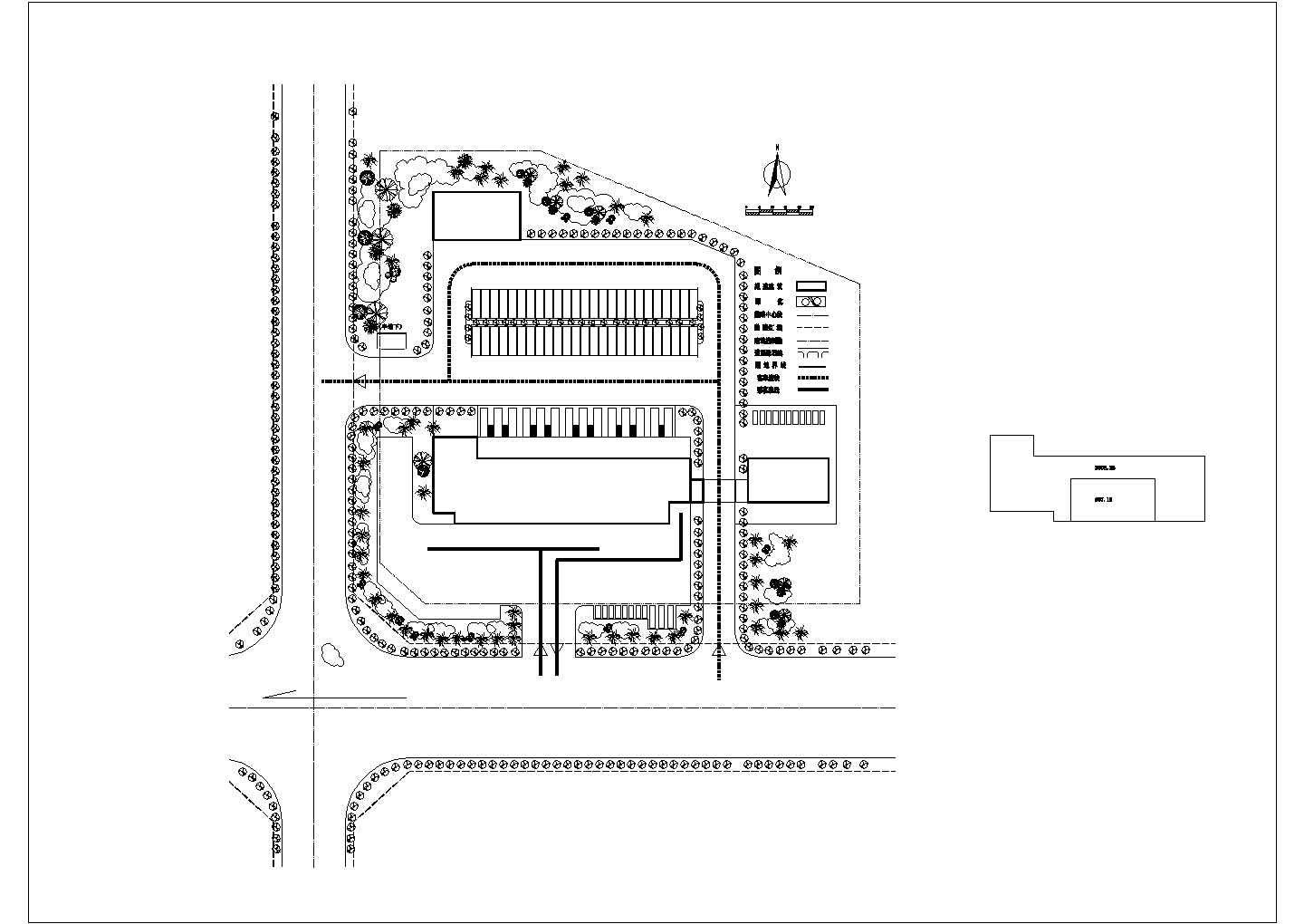 客运汽车站建筑设计（含效果图）