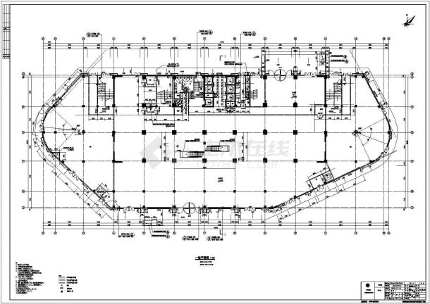 地上30层百货大楼建筑施工图，带地下两层-图一