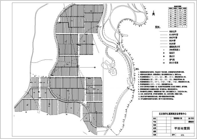 某地区100亩滴灌工程设计施工图册_图1