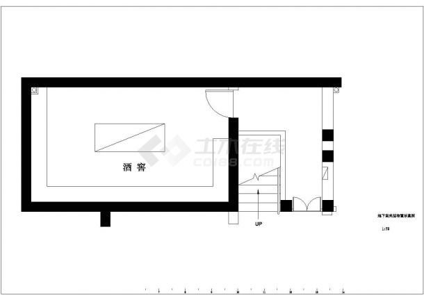 北京某地欧美风情双层别墅装修详细设计CAD参考图-图二