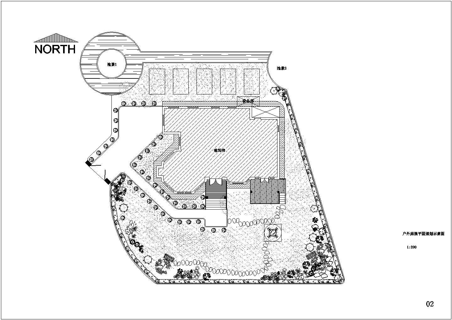 北京某地欧美风情双层别墅装修详细设计CAD参考图