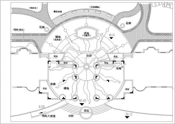 某极具设计创意的小区规划设计图纸-图一