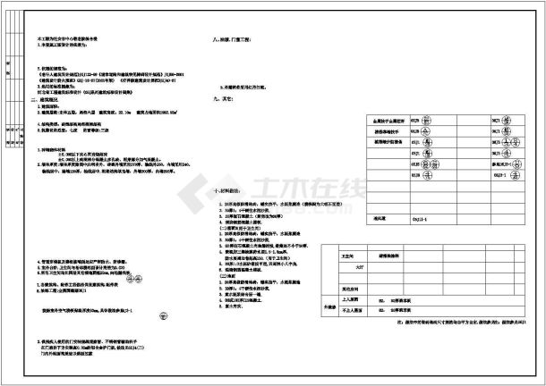 【太原市】敬老院项目建筑设计施工图纸-图一