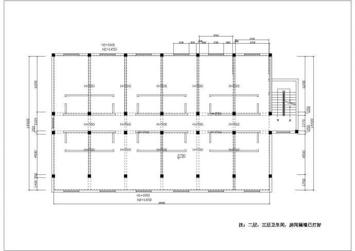 某地小型宾馆建筑结构设计施工图纸_图1