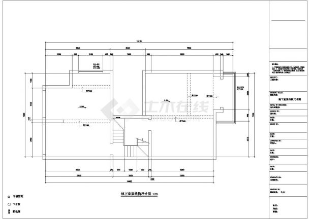 东易日盛欧式别墅CAD平面布置参考图-图二