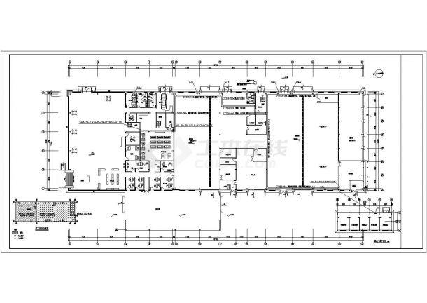 天津某地汽车4S店展厅电气规划设计CAD参考图-图二
