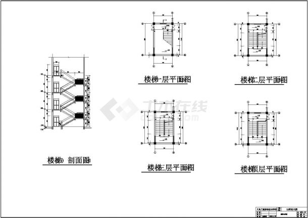 多层幼儿园建筑平面CAD图-图二