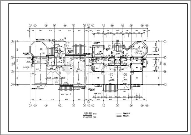 【北方】某六层花园洋房建筑施工图-图二