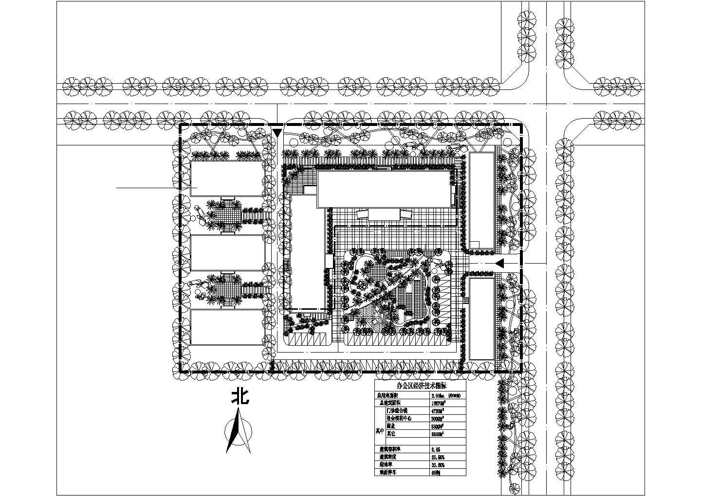 【江苏】某乡镇医院建筑方案设计图
