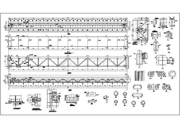 某公司50吨带吊车梁的厂房设计-图二