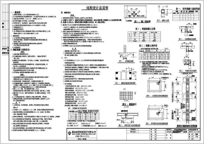 多层砼框架结构厂房全套建筑和结构施工图_图1