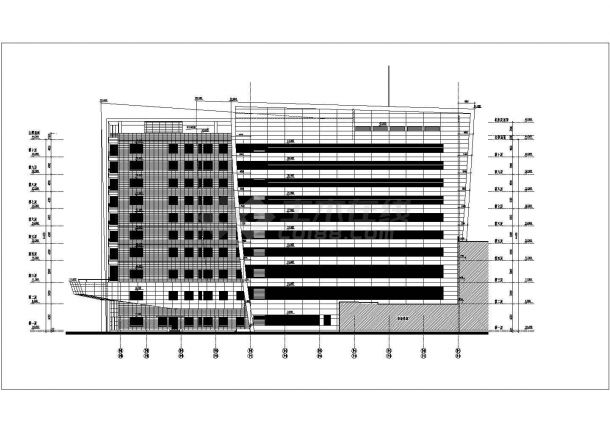 某人民医院新院建筑设计施工图，共88张-图二