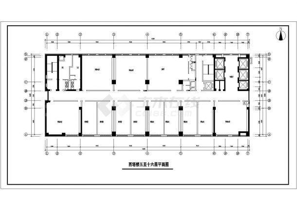北京某行政办公楼建筑结构设计-图二