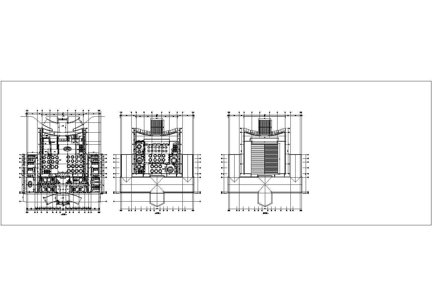 交城县某改造房1层餐厅厨房框架结构全套结构施工图及部分建筑施工图