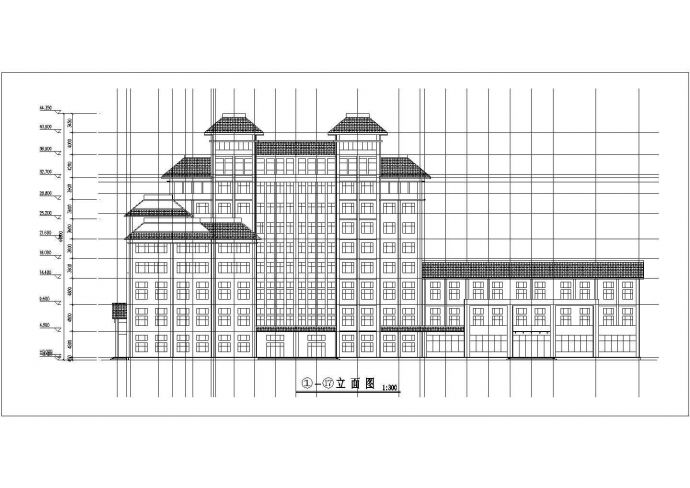 青州市某有限公司9层研展中心建筑设计图_图1