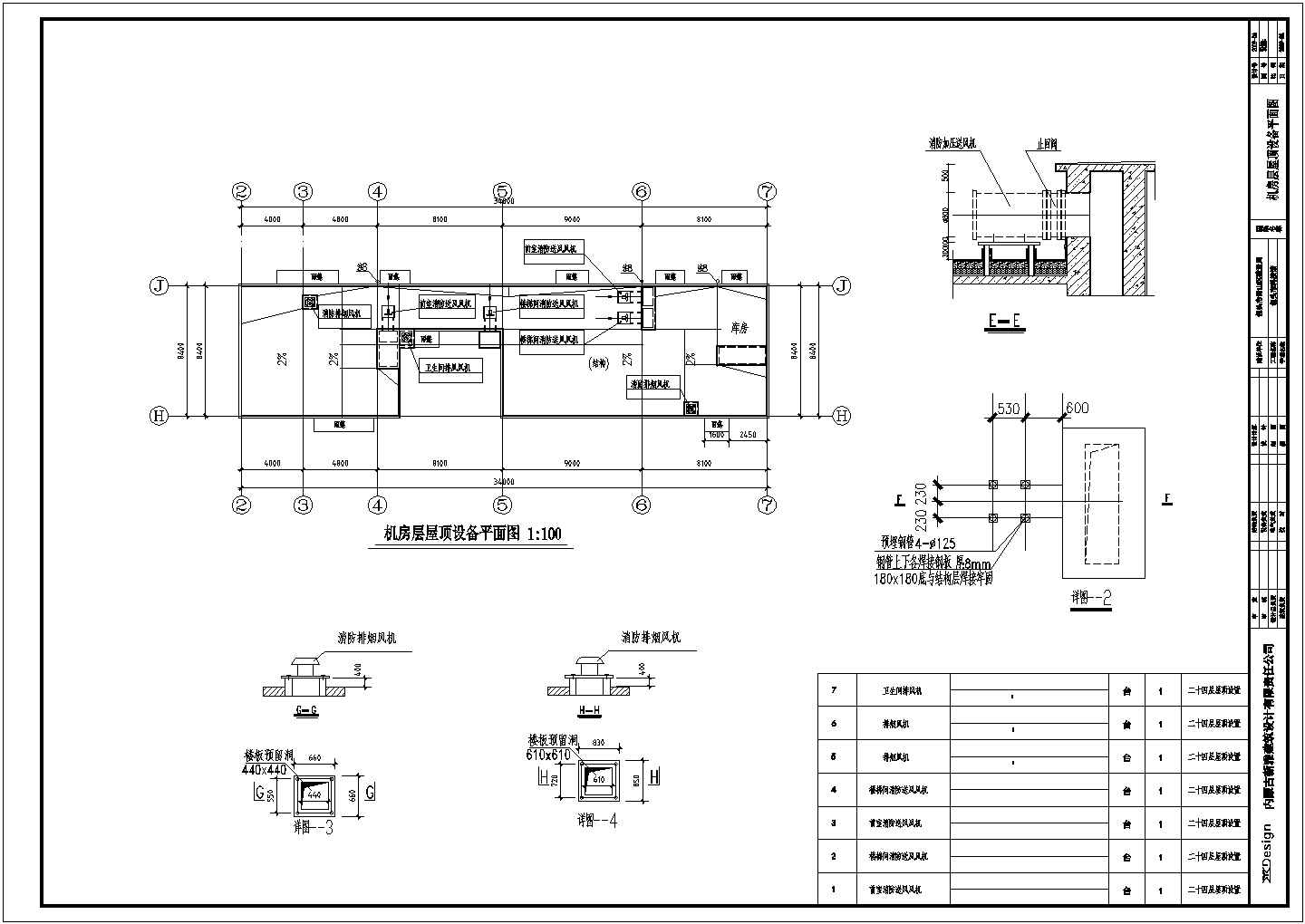 某广场办公楼建筑给排水设计图