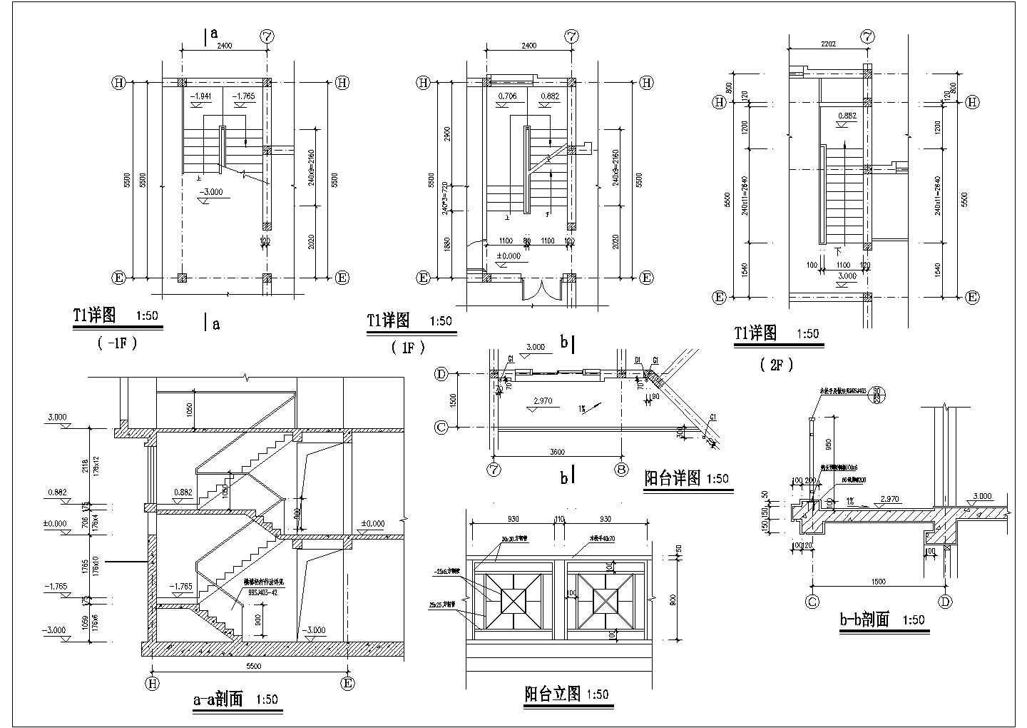 某地两层独栋别墅全套建筑设计施工图