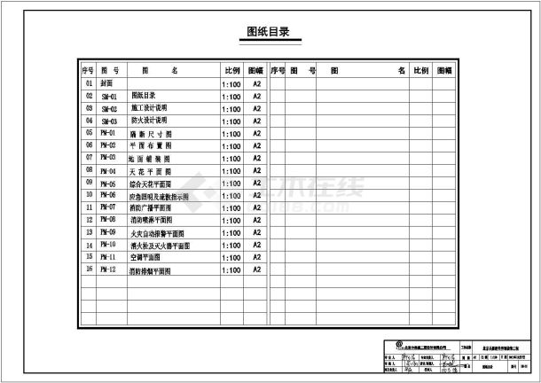 某地区经典美容院装饰工程布置图-图一