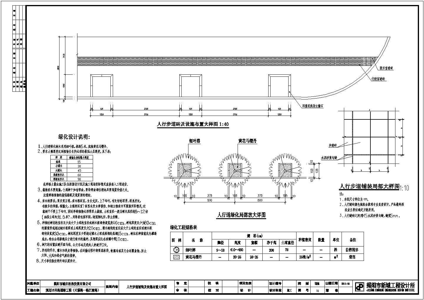 16米路道路工程施工图