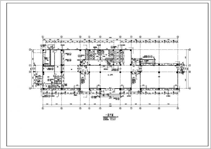 七层框剪结构办公楼建筑扩初图纸_图1