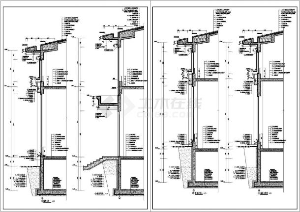 山东某小区两层框架结构综合楼建筑施工图（含地下车库）-图二