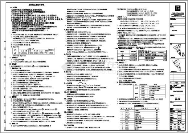 江苏省某楼盘多套剪力墙结构小高层住宅全套建筑施工图纸-图一