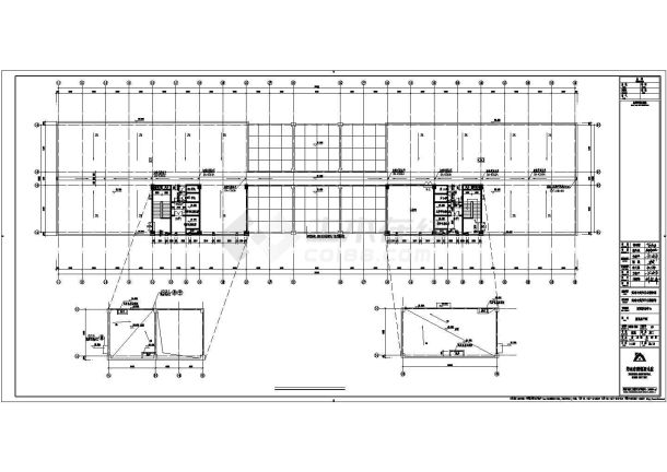 某地16层框架剪力墙结构科研办公楼部分建筑施工图-图一