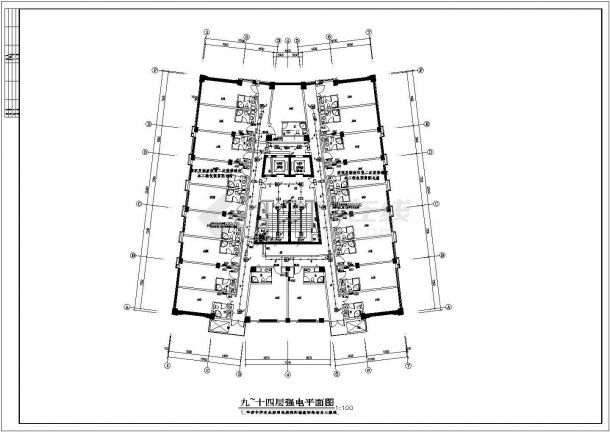 四川省康定市高层酒店强弱电全套施工图纸（带有地下室）-图二