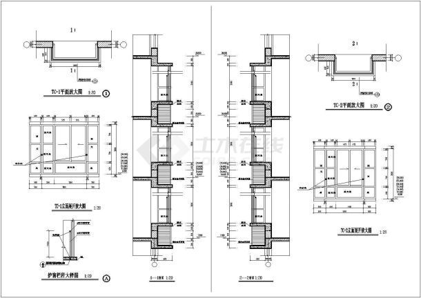 某地9层框剪结构底商住宅楼建筑设计施工图-图一