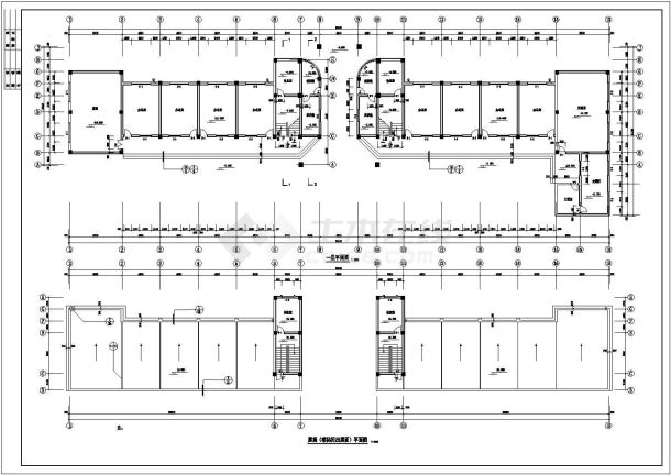 某5层框架教学楼建筑、结构施工图-图二