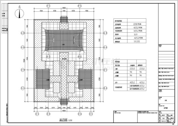 某地一层混凝土结构仿古建筑施工图-图二