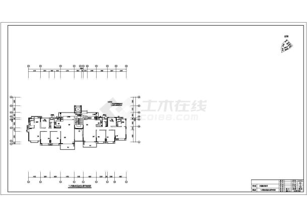 广州某小区高层住宅楼太阳能热水系统设计图-图一