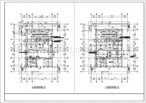 某地32层综合楼核心筒建筑施工图-图二